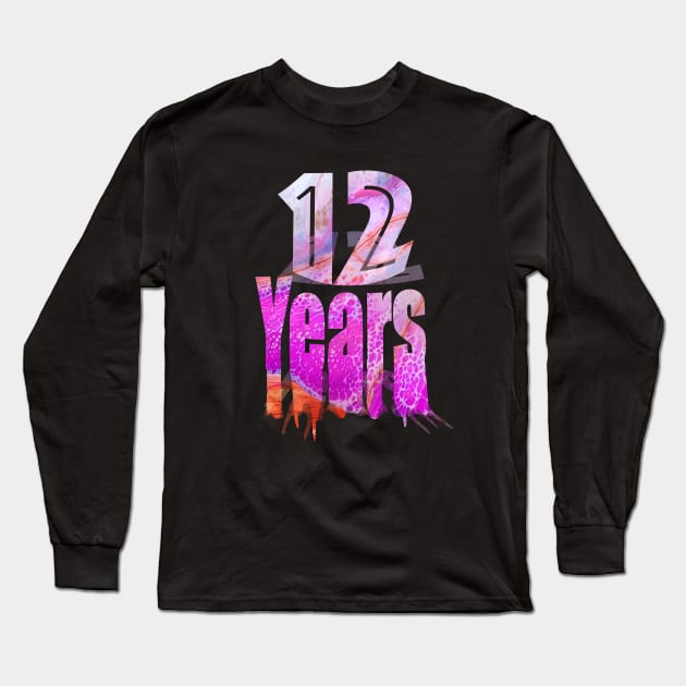 12 years Long Sleeve T-Shirt by Yous Sef